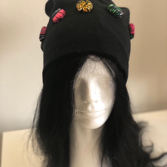 Ankara button beanie - Picture 6 of 8